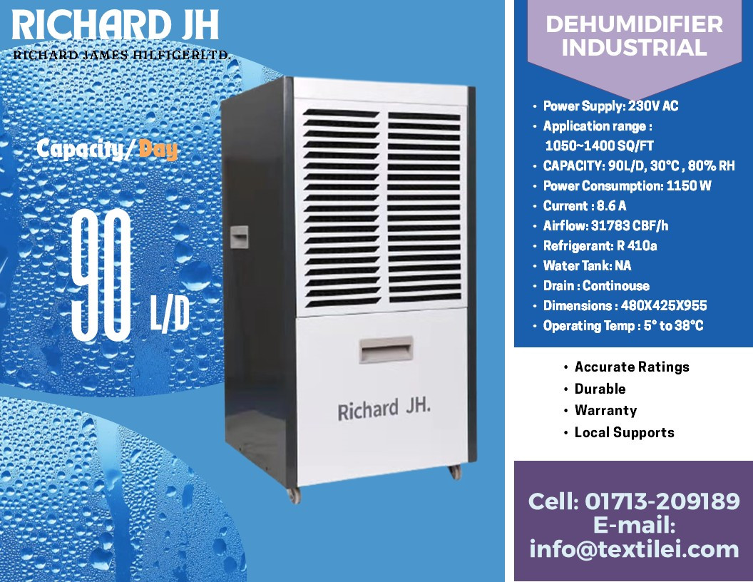 Dehumidifier 90L/D industrial 