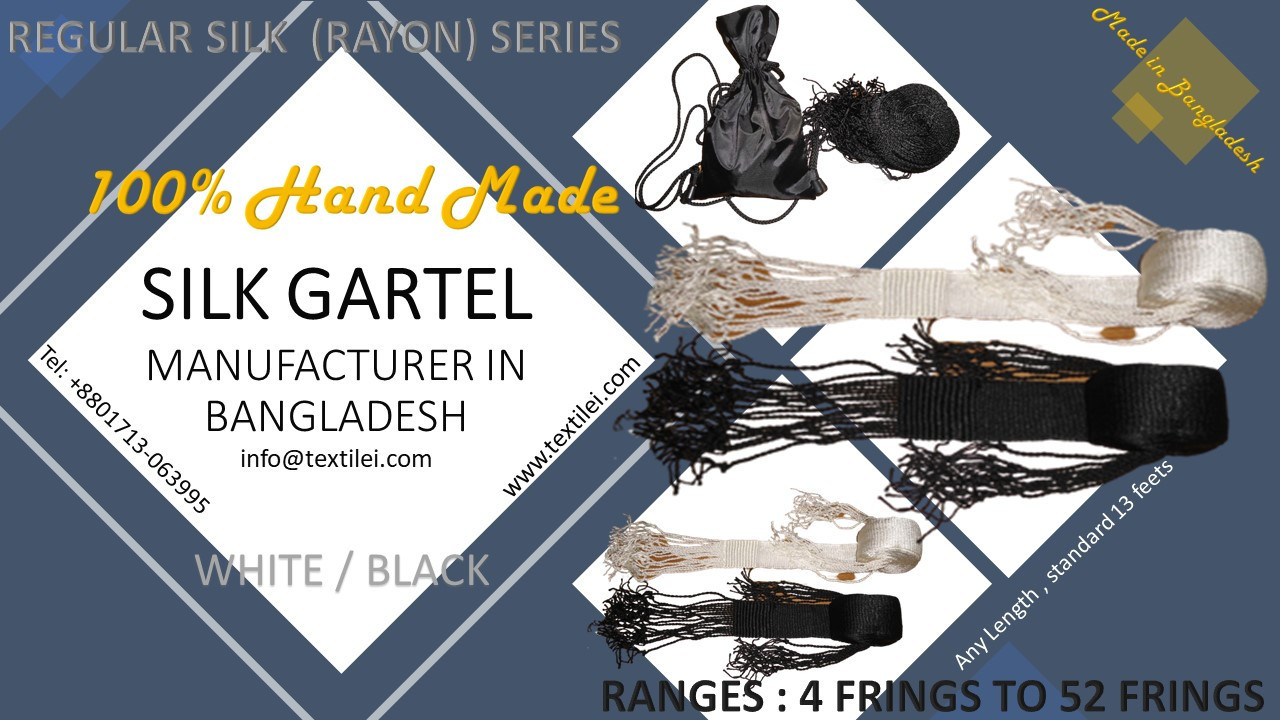 Silk gartel Regular / Rayon Hand Made 100%