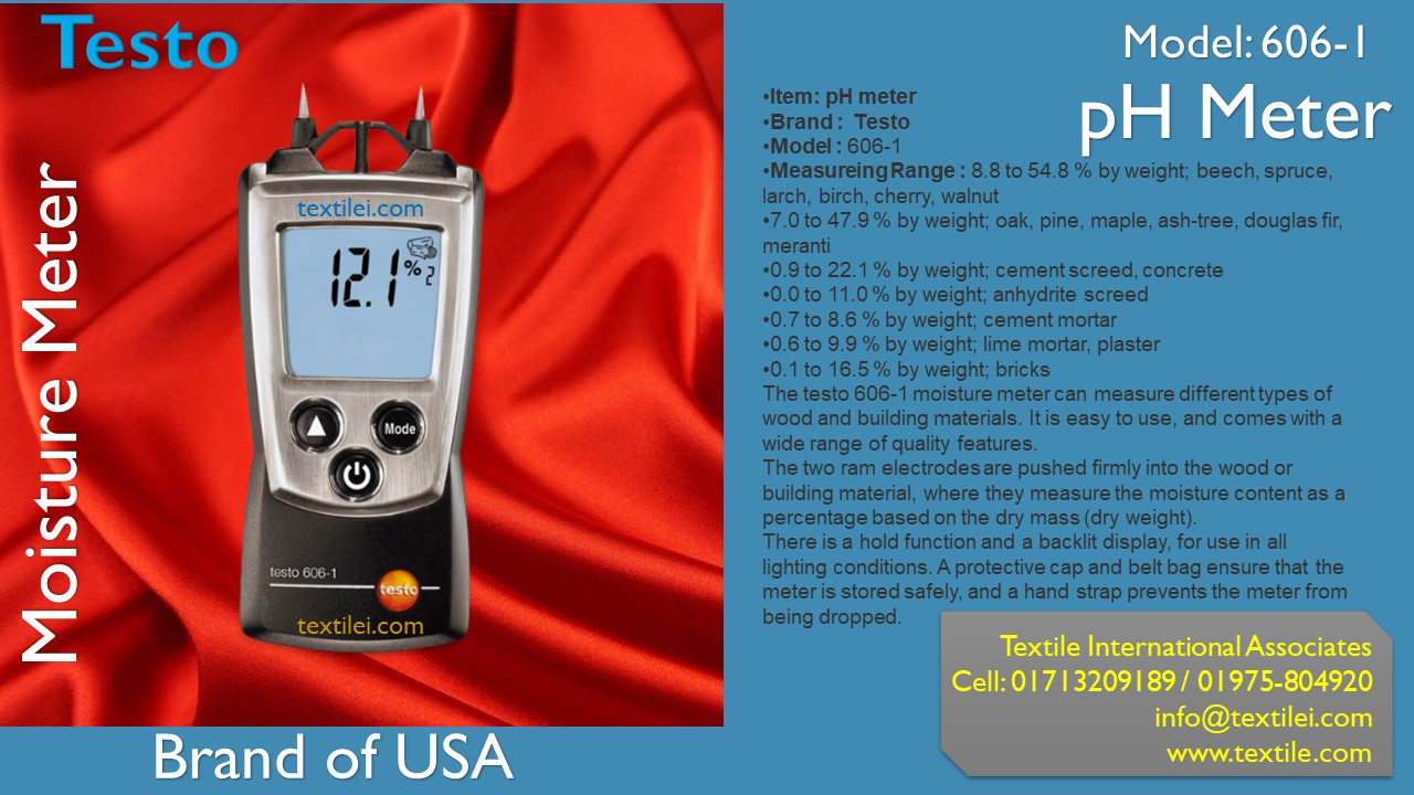 Testo 606-1 pH Meter in Bangladesh 