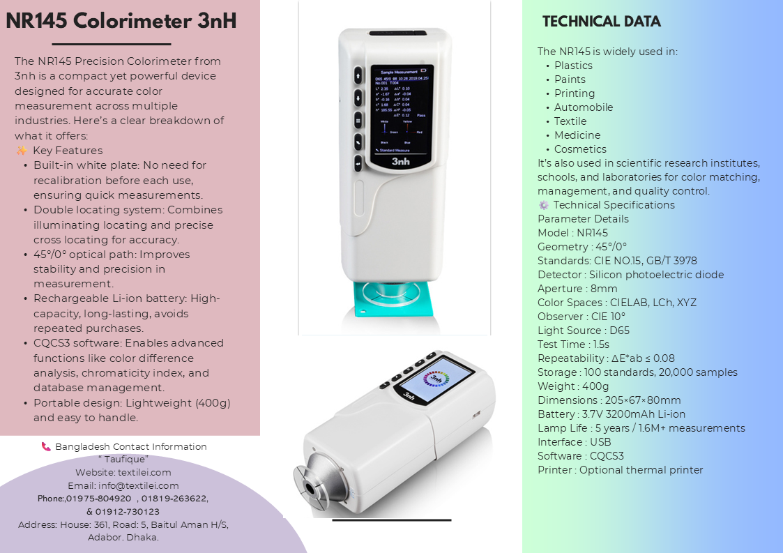 3nH Colorimeter NR145