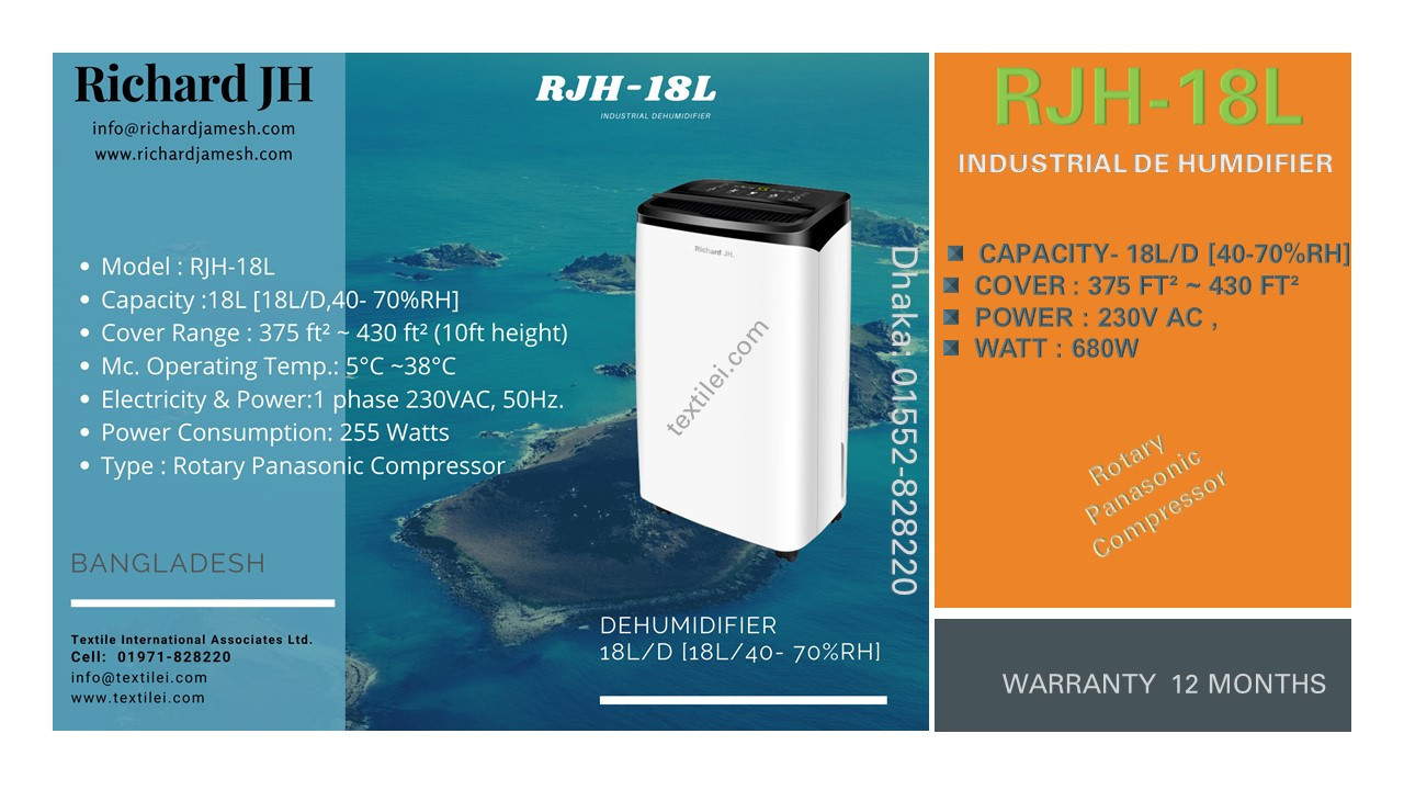 Dehumidifier 18L/D industrial 