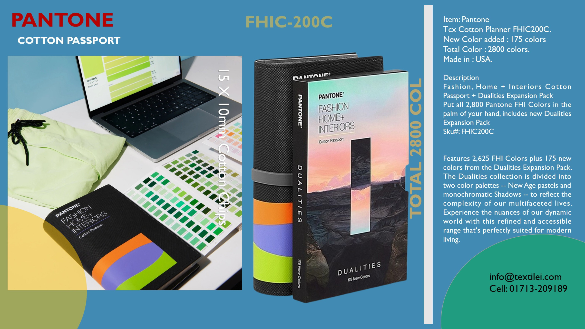 Pantone TCX Cotton Passport FHIC 200C