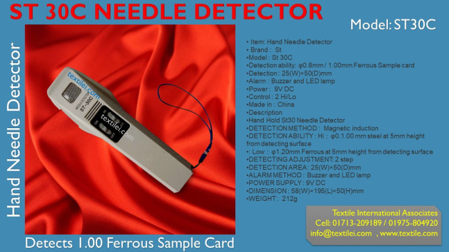 Needle Detector Handy St30C Bangladesh 